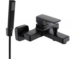 Mexen Cetus R77 kád csaptelep zuhanyszettel, fekete - 74433R77-70 (74433R77-70)