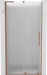 Mexen Velar L toló zuhanyajtó 100 cm, matt, szálcsiszolt réz - 871-100-003-31-65 (871-100-003-31-65)
