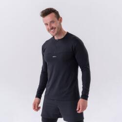 NEBBIA Men‘s T-shirt Long-Sleeve Layer Up Black XXL