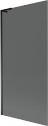 Mexen Next L 1-szárnyas fürdőkád paraván 90 x 150 cm, grafit, fekete - 895-090-000-03-40-70 (895-090-000-03-40-70)