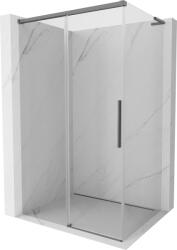 Mexen Rox L tolóajtós zuhanykabin 110 x 75 cm, átlátszó, gunmetal - 8C2L-110-075-95-00 (8C2L-110-075-95-00)