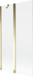 Mexen Mist 2 szárnyú fürdőkádparaván 100 x 150 cm, átlátszó, arany - 8A9-100-011-50-00 (8A9-100-011-50-00)