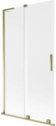 Mexen Velar L kétszárnyú toló zuhanyfal 100 x 150 cm, matt, arany - 896-100-003-31-50 (896-100-003-31-50)