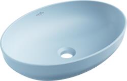Mexen Cornelia mosdókagyló munkalapra szerelhető 50 x 37 cm, kék matt - 21885049 (21885049)