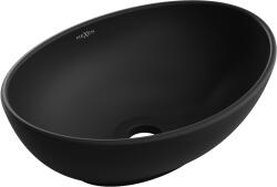 Mexen Elza 40 x 33 cm-es pultra helyezhető mosdókagyló, fekete matt - 21014085 (21014085)
