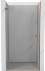 Mexen Lunar-B nyíló zuhanyajtó balos 100 cm, átlátszó, kefevel dörzsölt réz - 832-100-000-65-00-L (832-100-000-65-00-L)