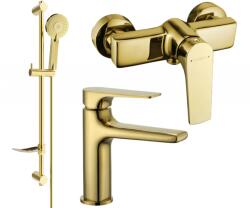 Mexen Lynx DF40 zuhany szett, arany - 745904DF40-50 (745904DF40-50)