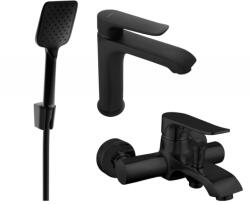 Mexen Pecos R62 fürdőkád szett, fekete - 72703R62-70 (72703R62-70)