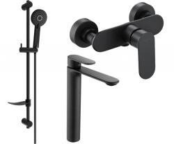 Mexen Milo DF40 zuhanykészlet, fekete - 71314DF40-70 (71314DF40-70)