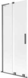 Mexen Velar L 2-szárnyas eltolható zuhanyfal 85 x 150 cm, matt, gun metal - 896-085-003-31-95 (896-085-003-31-95)