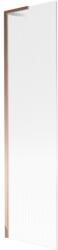 Mexen Next L kádparaván 1-szárnyú 50 x 150 cm, csíkos, rózsaarany - 895-050-000-03-09-60 (895-050-000-03-09-60)