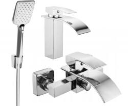 Mexen Aries R62 fürdőkád csaptelep készlet, króm - 744803R62-00 (744803R62-00)