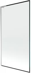 Mexen Next L fürdőkád paraván, 1-szárnyas, 100 x 150 cm, fekete keret, króm - 895-100-000-03-70-01 (895-100-000-03-70-01)