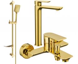 Mexen Alfa DF62 fürdőkád szerelvény, arany - 745713DF62-50 (745713DF62-50)