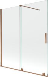 Mexen Velar kétpaneles, toló zuhanyfal 150 x 150 cm, átlátszó, rózsaarany - 896-150-000-01-60 (896-150-000-01-60)