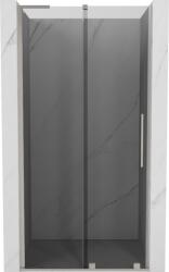 Mexen Velar L tolóajtós zuhanyajtó 90 cm, grafit, kefélt nikkel - 871-090-003-41-97 (871-090-003-41-97)