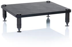 NorStone Como II audiofil készüléktartó állvány - fekete bőr