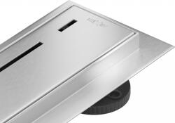 Mexen Flat 360° M03 forgatható, vonalvezérelt lefolyó, 70 cm, inox - 1022070-40 (1022070-40)