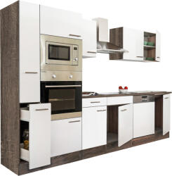 Leziter 310 Yorki Konyhablokk - Yorki Tölgy Korpusz, Selyemfényű Fehér Front