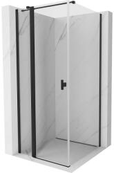 Mexen Mist T nyíló zuhanykabin 85 x 85 cm, átlátszó, fekete - 8A4T-085-085-70-00 (8A4T-085-085-70-00)