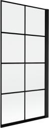 Mexen Mist 1-szárnyú, jobboldali zuhanyfal 90 x 150 cm, fekete rács, fekete - 8A9-090-001-70-77-P (8A9-090-001-70-77-P)