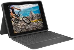 Logitech Rugged Folio iPad (7. gen) 10.2" tok + angol UK billentyűzet szürke (920-009319) (920-009319) (920-009319)