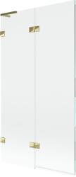 Mexen Lunar L kádparaván 2-szárnyú bal 100 x 150 cm, átlátszó, arany - 897L-100-100-50-00-L (897L-100-100-50-00-L)
