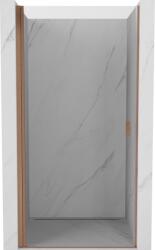 Mexen Mist-B nyíló zuhanyajtó 80 cm, átlátszó, kefélt réz - 8A2-080-000-65-00 (8A2-080-000-65-00)