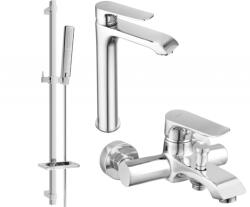 Mexen Pecos DQ72 fürdőkád szett, króm - 72713DQ72-00 (72713DQ72-00)