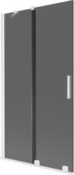 Mexen Velar 2-szárnyú eltolható fürdőkád paraván 100 x 150 cm, grafit, fehér - 896-100-000-41-20 (896-100-000-41-20)