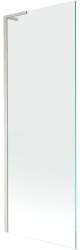 Mexen Next L fürdőkád paraván, 1-részes, 70 x 150 cm, átlátszó, csiszolt nikkel - 895-070-000-03-00-97 (895-070-000-03-00-97)