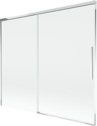 Mexen Rox kétszárnyú, toló kádparaván 180 x 150 cm, átlátszó, króm - 8C9-180-001-01-00 (8C9-180-001-01-00)