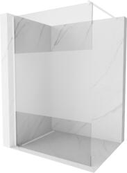 Mexen Kioto Walk-in zuhanyfal 90 x 200 cm, átlátszó/deres 8 mm, fehér - 800-090-101-20-35 (800-090-101-20-35)