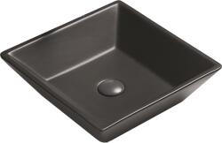 Mexen Pola asztali mosdókagyló 41 x 41 cm, fekete matt - 22224185 (22224185)