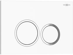 Mexen Tex 01 öblítőgomb, fényes fehér - 6101-01 (6101-01)