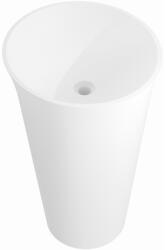 Mexen Nilda álló mosdó konglomerátumból 52 x 52 cm, fehér matt - 26555200 (26555200)