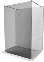 Mexen Kioto szabadon álló zuhanyfal 110 x 200 cm, grafit 8 mm, rózsaarany - 800-110-002-60-40 (800-110-002-60-40)