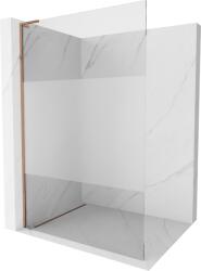 Mexen Kioto L walk-in zuhanyfal 120 x 200 cm, átlátszó/homályos, rózsaarany - 800-120-103-60-35 (800-120-103-60-35)