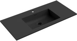 Mexen Otis munkalapba süllyesztett mosdókagyló 101 x 46, 5 cm, fekete matt - 25181071 (25181071)