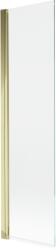 Mexen Mist egyajtós fürdőszobai paraván 50 x 150 cm, átlátszó, arany - 8A9-050-001-50-00 (8A9-050-001-50-00)