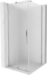 Mexen Velar tolóajtós zuhanykabin 120 x 120 cm, jégvirág, króm - 871-120-120-31-01 (871-120-120-31-01)