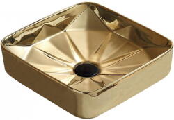 Mexen Elmira pultos mosdókagyló 41 x 41 cm, arany - 22094150 (22094150)