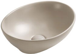 Mexen Elza pultra szerelhető mosdókagyló 40 x 33 cm, bézs matt - 21014066 (21014066)