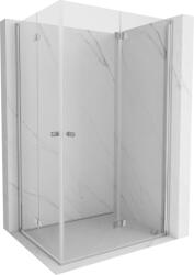 Mexen Mist-F Duo összecsukható zuhanykabin jobb 95 x 110 cm, átlátszó, króm - 8A6-095L-110P-01-00 (8A6-095L-110P-01-00)