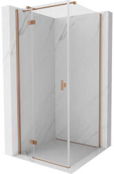 Mexen Mist-H T jobbos zuhanykabin 95 x 95 cm, átlátszó, csiszolt réz - 8A5T-095-095-65-00-L (8A5T-095-095-65-00-L)