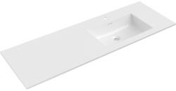 Mexen Otis mosdókagyló munkalapra süllyeszthető jobb 141 x 46, 5 cm, fényes fehér - 25181400P (25181400P)