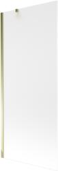 Mexen Next kádparaván 1-szárnyú 80 x 150 cm, deres, arany - 895-080-000-00-30-50 (895-080-000-00-30-50)
