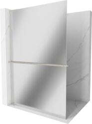 Mexen Kioto+ L zuhanyfal polccal Walk-in 70 x 200 cm, tükör, szálcsiszolt nikkel - 800-070-123-97-50 (800-070-123-97-50)
