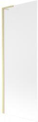 Mexen Next L kádparaván 1-szárnyú 70 x 150 cm, matt, arany szálcsiszolt - 895-070-000-03-30-55 (895-070-000-03-30-55)