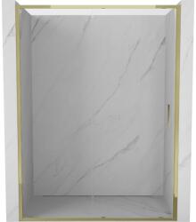 Mexen Exo tolóajtós zuhanyajtó 150 cm, átlátszó, arany - 8151-150-000-50-00 (8151-150-000-50-00)